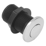 Food Waste Garbage Disposal Air Switch Stainless Steel Button Pneumatic Massage Bathtub Start Switch 125/250V - Top-Down View