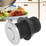 Food Waste Garbage Disposal Air Switch Stainless Steel Button Pneumatic Massage Bathtub Start Switch 125/250V