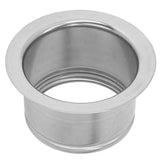 114mm Extended Sink Flange Stainless Steel Deep Garbage Disposal Flange Kitchen Sink Flange Replacement Accessories