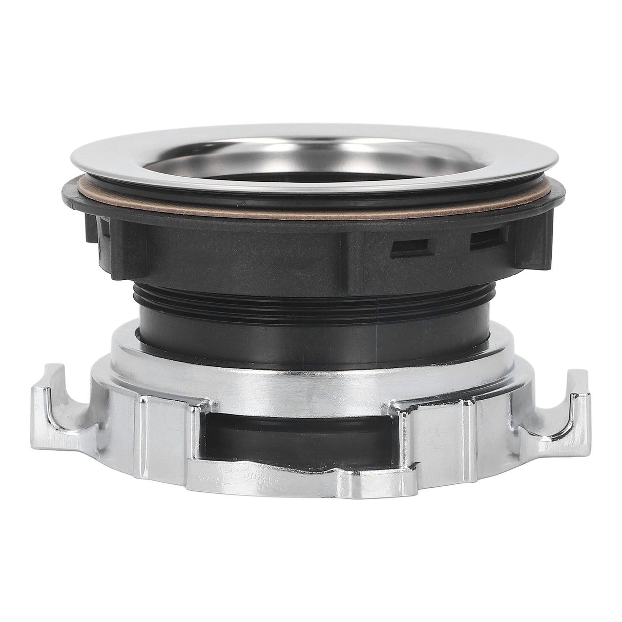 114mm Garbage Disposal Sink Flange Kit with Splash Guard Stainless Steel Food Waste Disposer Mount Replacement Accessory