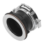 114mm Garbage Disposal Sink Flange Kit with Splash Guard Stainless Steel Food Waste Disposer Mount Replacement Accessory