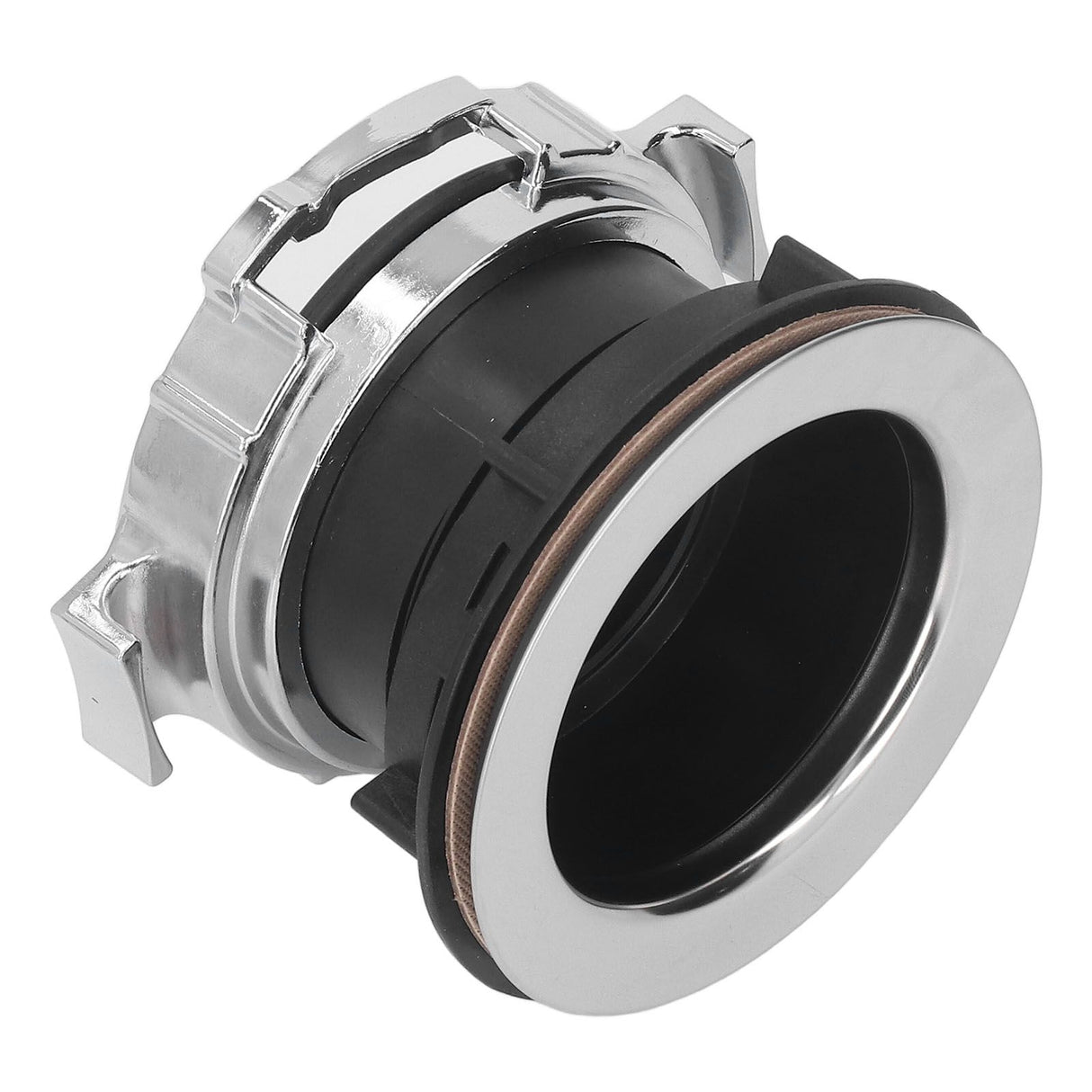 114mm Garbage Disposal Sink Flange Kit with Splash Guard Stainless Steel Food Waste Disposer Mount Replacement Accessory