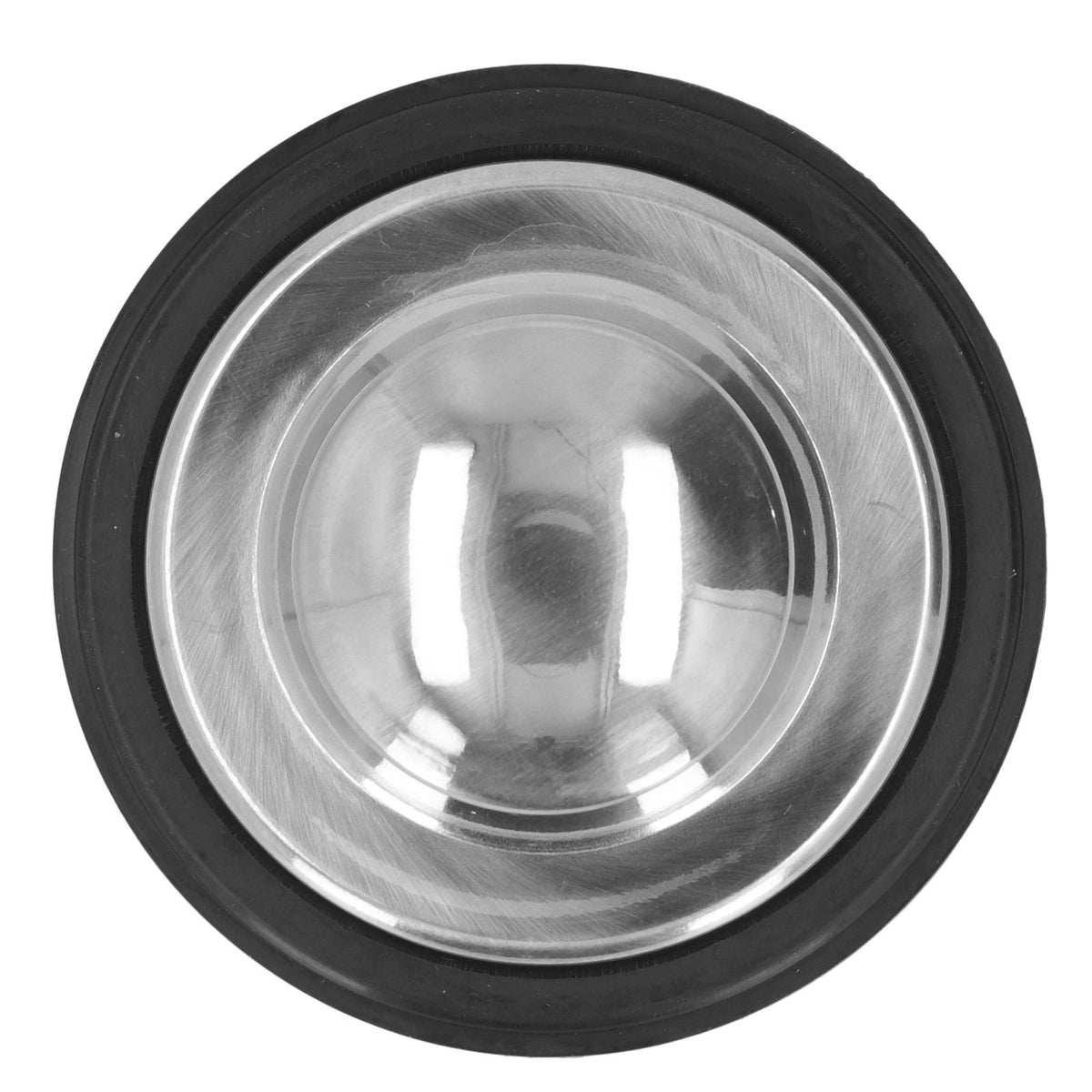 Kitchen Sink Stopper Brushed Stainless Steel Garbage Disposal Stopper Rubber Sealing Ring Sink Plug Cover 86mm OD