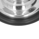 Kitchen Sink Stopper Brushed Stainless Steel Garbage Disposal Stopper Rubber Sealing Ring Sink Plug Cover 86mm OD - Extra Image
