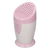 Negative Ion Air Purifier with 2 Working Modes Battery Powered Multifunctional Portable Air Purifier for Office Cars Pink - Front View