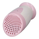 Negative Ion Air Purifier with 2 Working Modes Battery Powered Multifunctional Portable Air Purifier for Office Cars Pink - Rear View