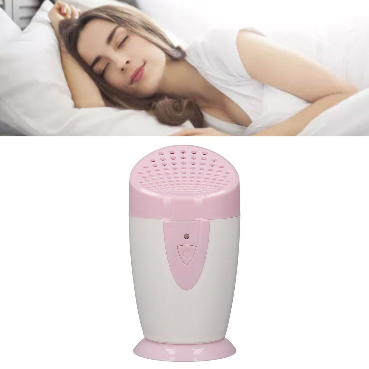 Negative Ion Air Purifier with 2 Working Modes Battery Powered Multifunctional Portable Air Purifier for Office Cars Pink