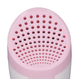 Negative Ion Air Purifier with 2 Working Modes Battery Powered Multifunctional Portable Air Purifier for Office Cars Pink