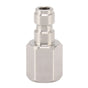 1/8 Inch Bspp Female Thread Fitting 304 Stainless Steel Female Straight Coupling Adapter for CO2 Cylinder Inflatable Attachment