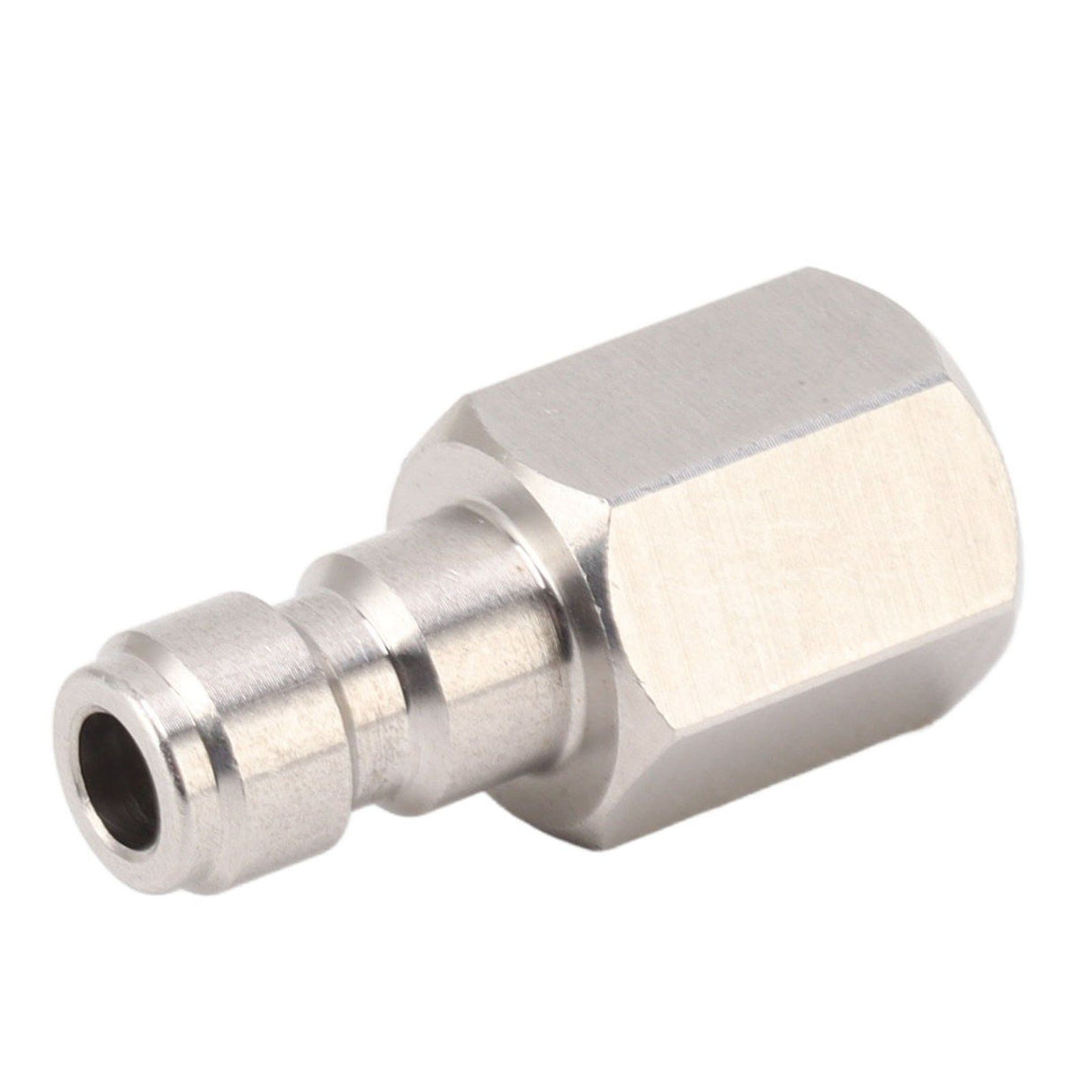 1/8 Inch Bspp Female Thread Fitting 304 Stainless Steel Female Straight Coupling Adapter for CO2 Cylinder Inflatable Attachment