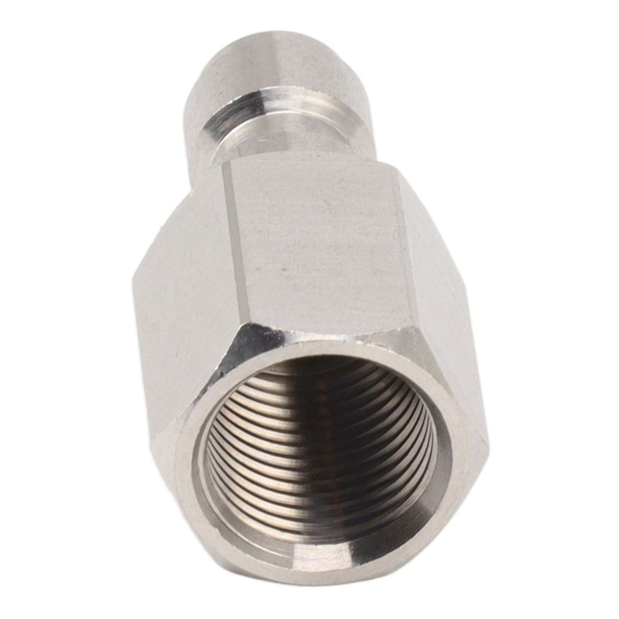 1/8 Inch Bspp Female Thread Fitting 304 Stainless Steel Female Straight Coupling Adapter for CO2 Cylinder Inflatable Attachment