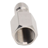 1/8 Inch Bspp Female Thread Fitting 304 Stainless Steel Female Straight Coupling Adapter for CO2 Cylinder Inflatable Attachment