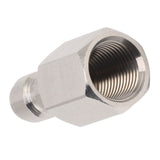 1/8 Inch Bspp Female Thread Fitting 304 Stainless Steel Female Straight Coupling Adapter for CO2 Cylinder Inflatable Attachment
