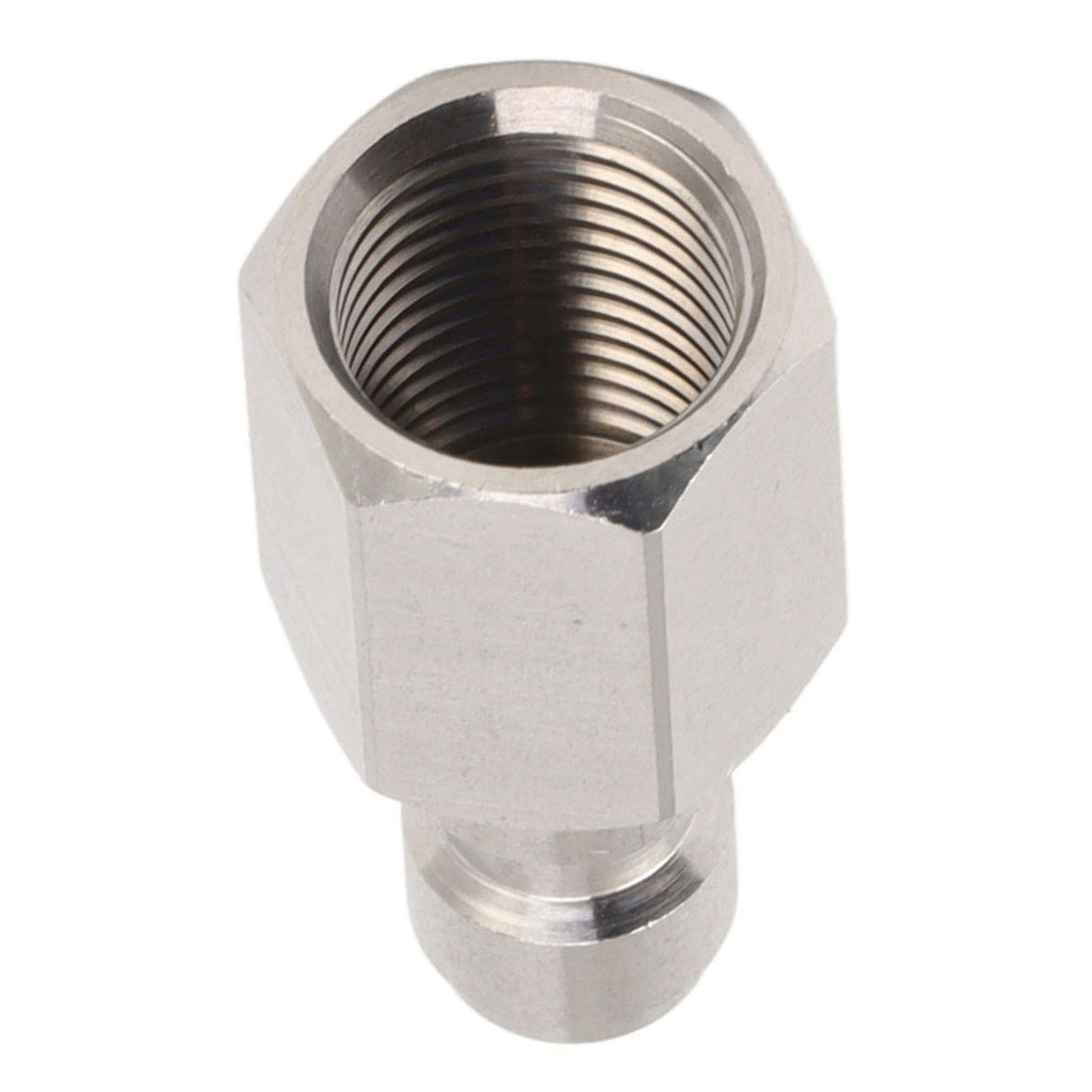 1/8 Inch Bspp Female Thread Fitting 304 Stainless Steel Female Straight Coupling Adapter for CO2 Cylinder Inflatable Attachment