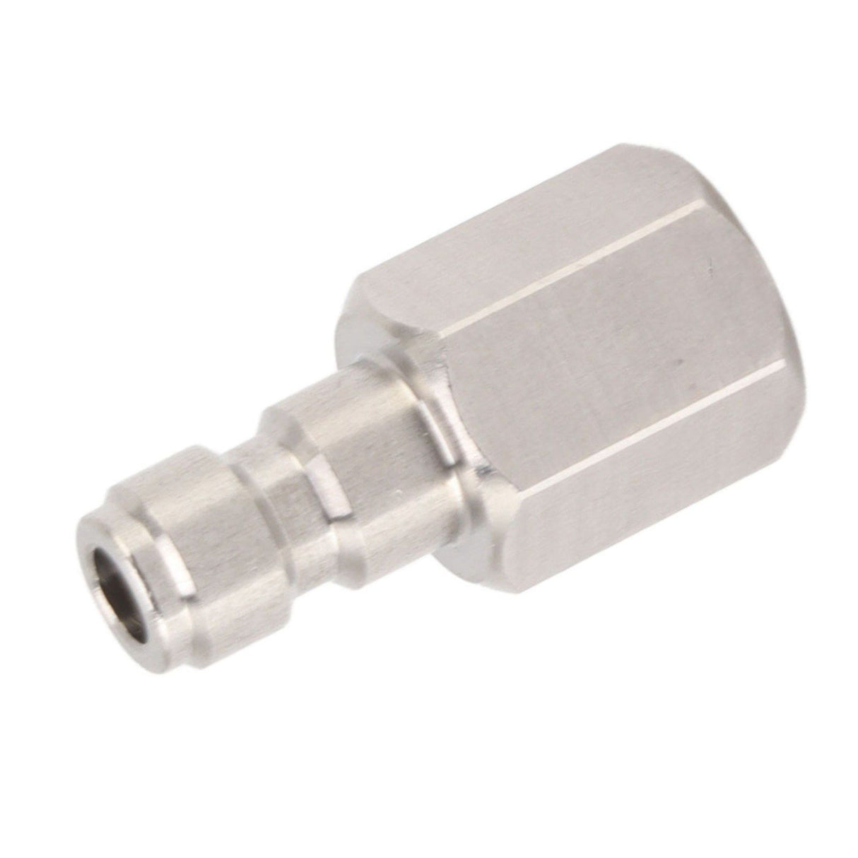 1/8 Inch Bspp Female Thread Fitting 304 Stainless Steel Female Straight Coupling Adapter for CO2 Cylinder Inflatable Attachment