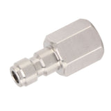 1/8 Inch Bspp Female Thread Fitting 304 Stainless Steel Female Straight Coupling Adapter for CO2 Cylinder Inflatable Attachment
