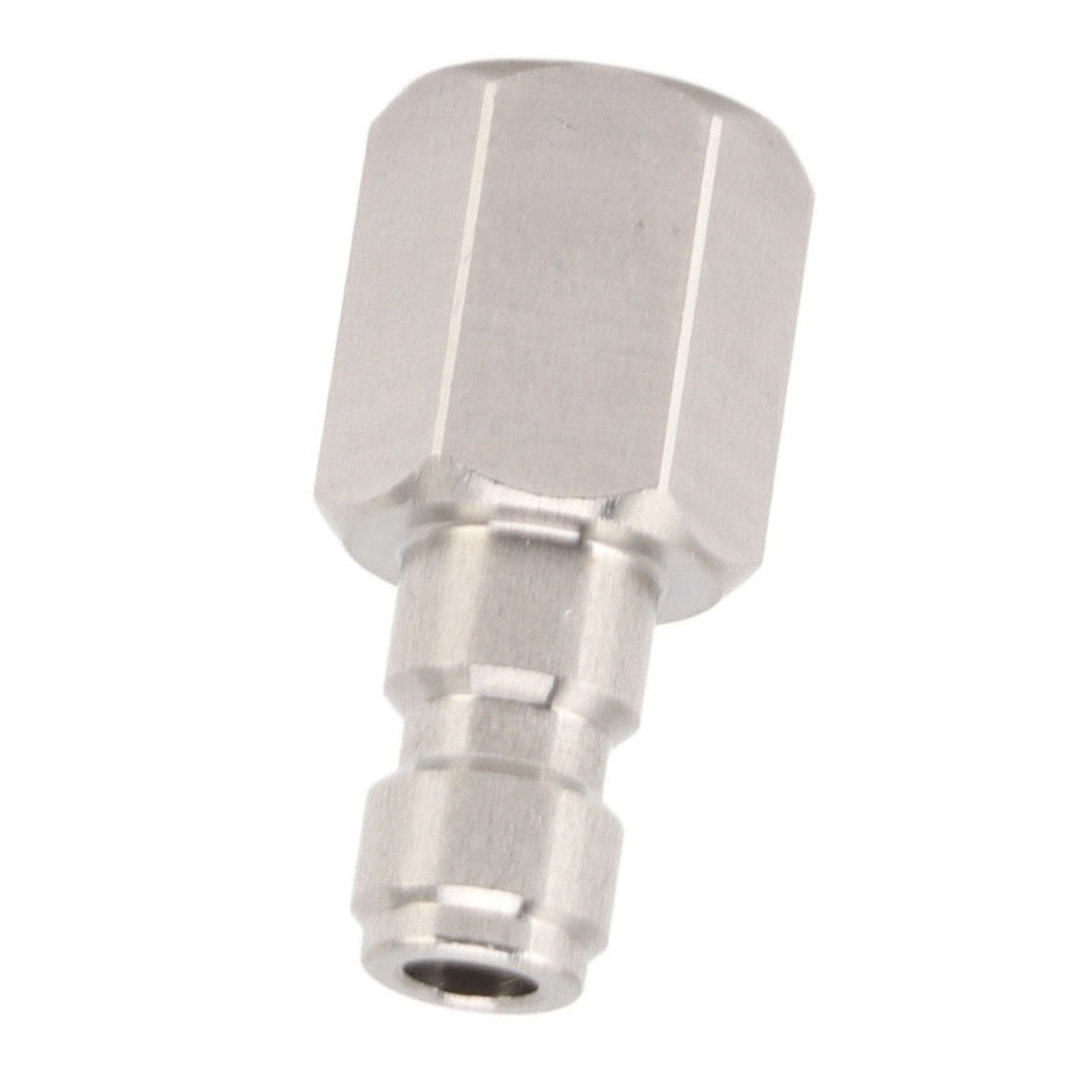 1/8 Inch Bspp Female Thread Fitting 304 Stainless Steel Female Straight Coupling Adapter for CO2 Cylinder Inflatable Attachment