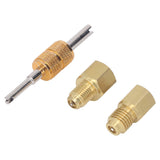 Copper Refrigerant Tank Adapter 1/2 ACME to 1/4 SAE 1/4 SAE to 1/2 ACME Refrigerant Tank Adapter Fittings
