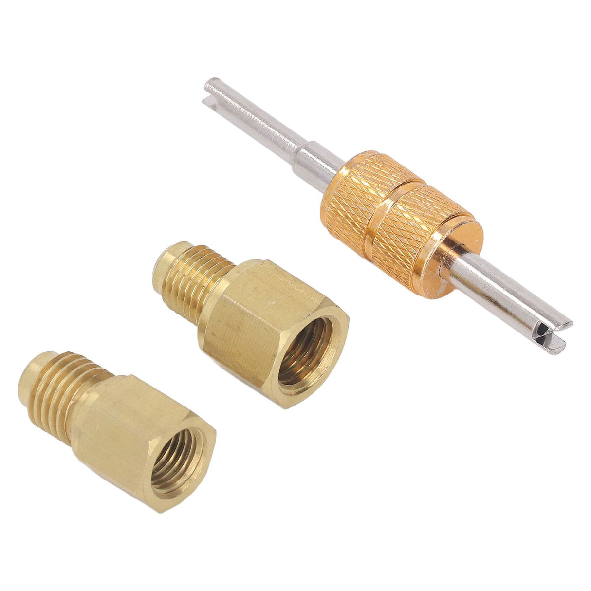 Copper Refrigerant Tank Adapter 1/2 ACME to 1/4 SAE 1/4 SAE to 1/2 ACME Refrigerant Tank Adapter Fittings