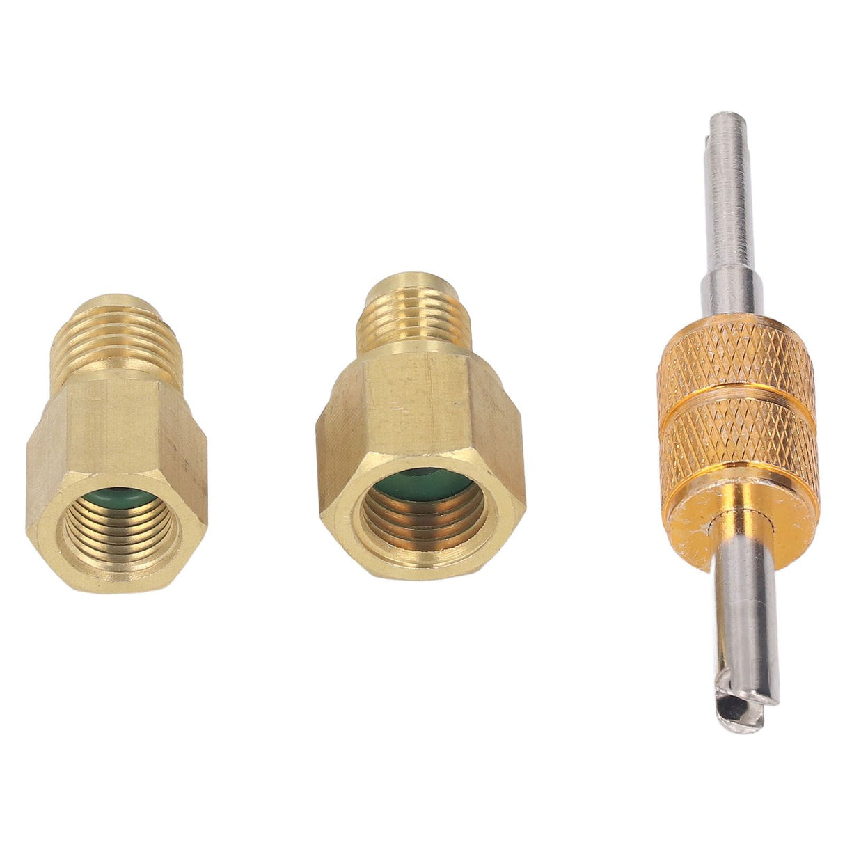 Copper Refrigerant Tank Adapter 1/2 ACME to 1/4 SAE 1/4 SAE to 1/2 ACME Refrigerant Tank Adapter Fittings