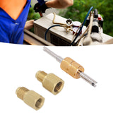 Copper Refrigerant Tank Adapter 1/2 ACME to 1/4 SAE 1/4 SAE to 1/2 ACME Refrigerant Tank Adapter Fittings - Extra Image