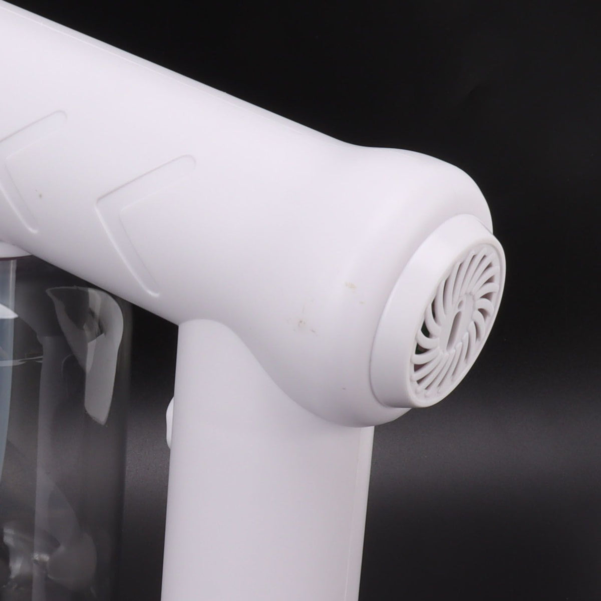 Nano Cleaning Sprayer Rechargeable Blue Light Portable Handheld Alcohol Atomizer for Home Garden School 380ml White