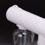 Nano Cleaning Sprayer Rechargeable Blue Light Portable Handheld Alcohol Atomizer for Home Garden School 380ml White - Extra Image