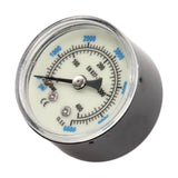 6000 Psi CO2 Pressure Gauge 1/8npt Thread Air Pressure Gauge Double Scale Luminous Carbon Dioxide Meter - Top-Down View