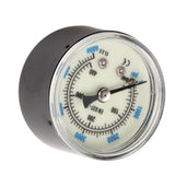 6000 Psi CO2 Pressure Gauge 1/8npt Thread Air Pressure Gauge Double Scale Luminous Carbon Dioxide Meter