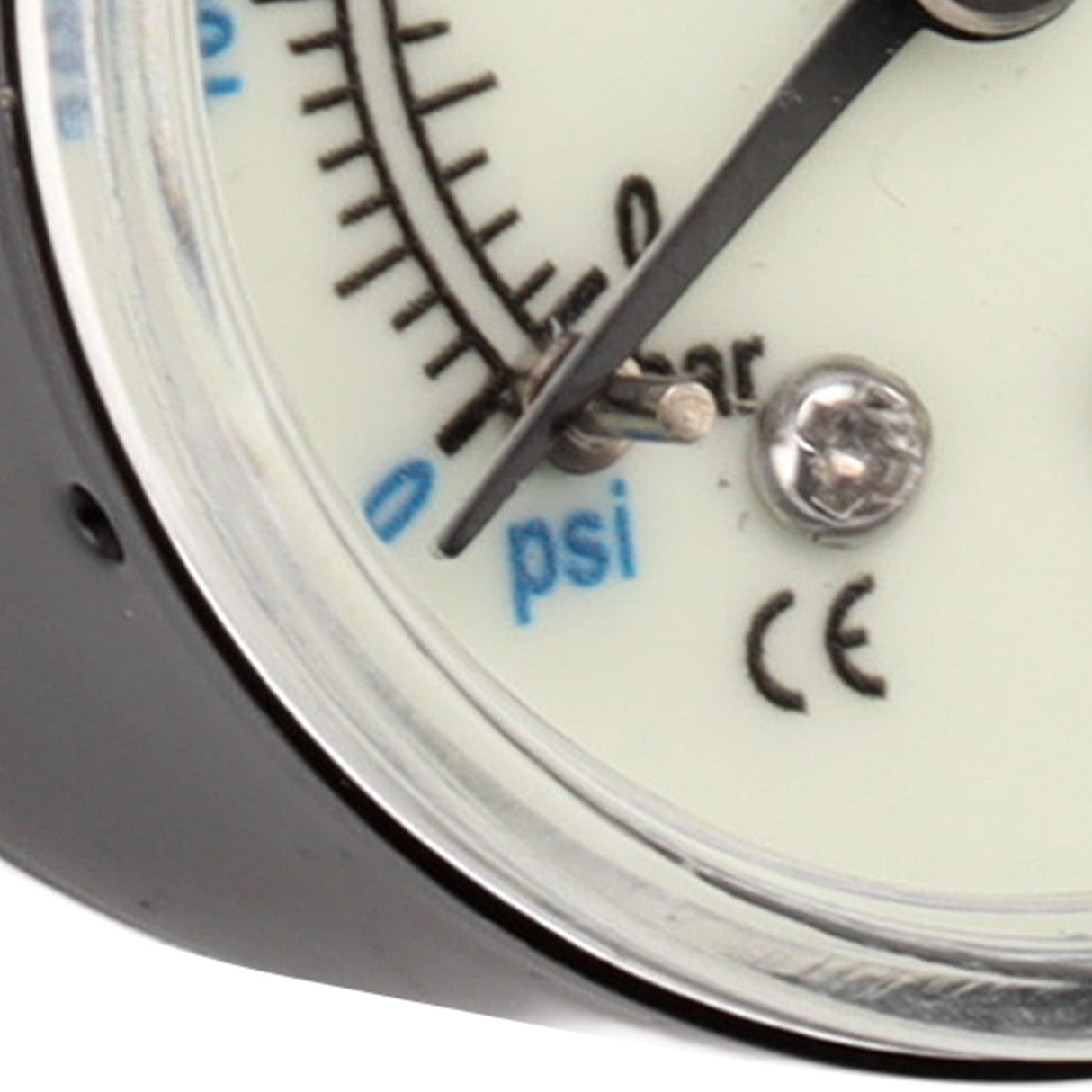 6000 Psi CO2 Pressure Gauge 1/8npt Thread Air Pressure Gauge Double Scale Luminous Carbon Dioxide Meter