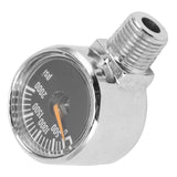 2000psi Pressure Gauge 1/8NPT Mount CO2 Cylinder Filling Pressure Meter for CO2 Gas Tank Keg Black