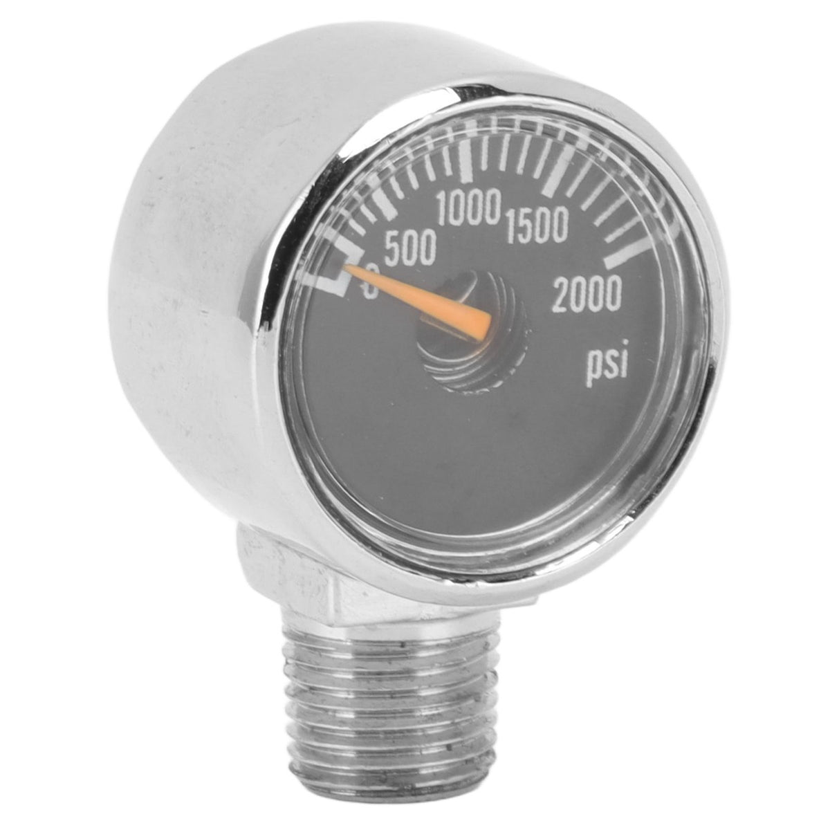 2000psi Pressure Gauge 1/8NPT Mount CO2 Cylinder Filling Pressure Meter for CO2 Gas Tank Keg Black