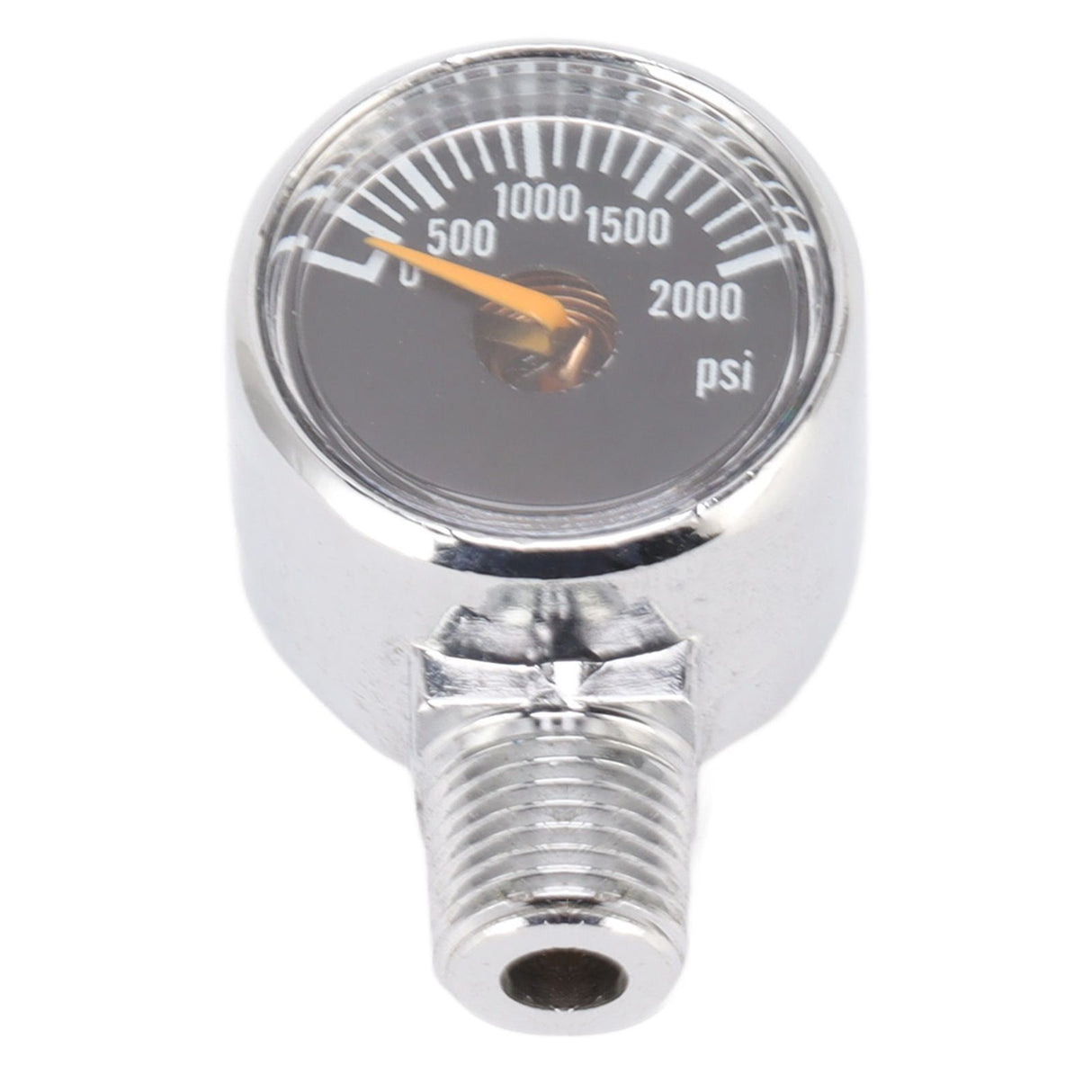 2000psi Pressure Gauge 1/8NPT Mount CO2 Cylinder Filling Pressure Meter for CO2 Gas Tank Keg Black