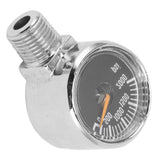 2000psi Pressure Gauge 1/8NPT Mount CO2 Cylinder Filling Pressure Meter for CO2 Gas Tank Keg Black