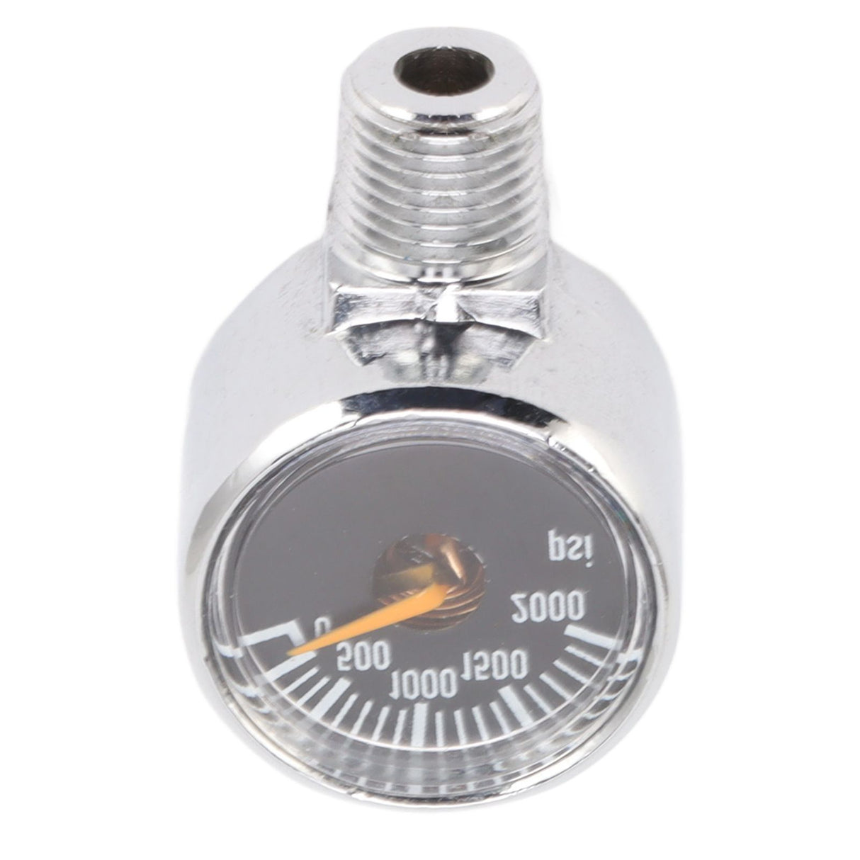 2000psi Pressure Gauge 1/8NPT Mount CO2 Cylinder Filling Pressure Meter for CO2 Gas Tank Keg Black