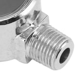 2000psi Pressure Gauge 1/8NPT Mount CO2 Cylinder Filling Pressure Meter for CO2 Gas Tank Keg Black