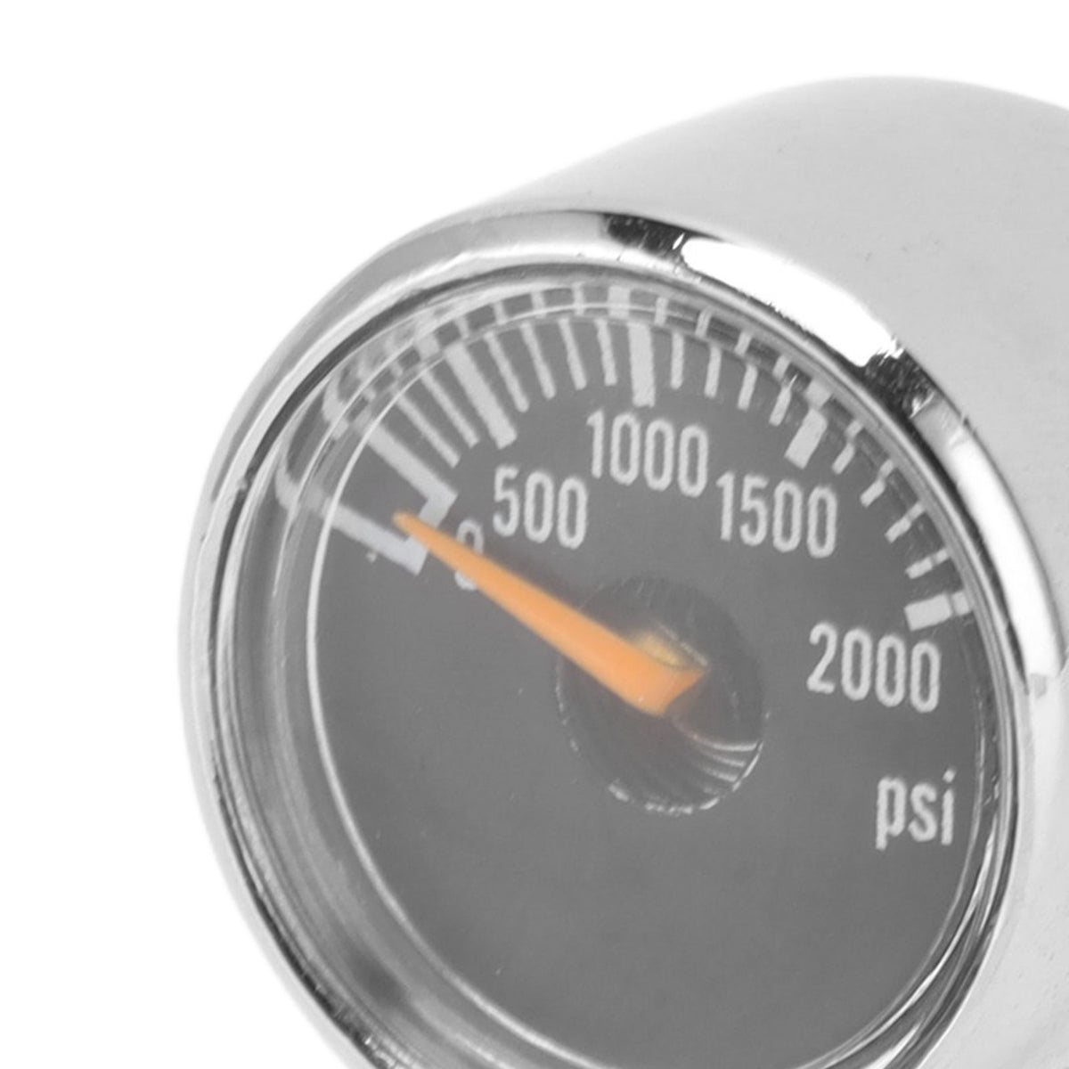 2000psi Pressure Gauge 1/8NPT Mount CO2 Cylinder Filling Pressure Meter for CO2 Gas Tank Keg Black
