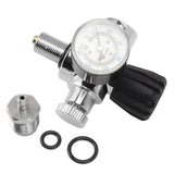 6000psi 400Bar Diving Tank Pressure Gauge M18x1.5 Scuba Diving Tank Pressure Gauge Double Scale Luminous Meter