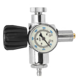 6000psi 400Bar Diving Tank Pressure Gauge M18x1.5 Scuba Diving Tank Pressure Gauge Double Scale Luminous Meter - Low Angle