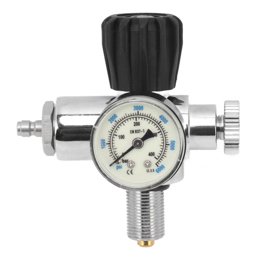 6000psi 400Bar Diving Tank Pressure Gauge M18x1.5 Scuba Diving Tank Pressure Gauge Double Scale Luminous Meter