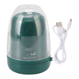 Portable Juicer Cup Multifunctional Rechargeable Small 4 Blades Blender Fruit Mixing Machine for Home 260ml Green