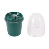 Portable Juicer Cup Multifunctional Rechargeable Small 4 Blades Blender Fruit Mixing Machine for Home 260ml Green