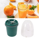 Portable Juicer Cup Multifunctional Rechargeable Small 4 Blades Blender Fruit Mixing Machine for Home 260ml Green