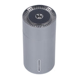 Car Fragrance Humidifier USB 3 Gears Adjustable Automatic Induction Portable Aromatherapy Humidifier with Colorful Light Grey - Front View