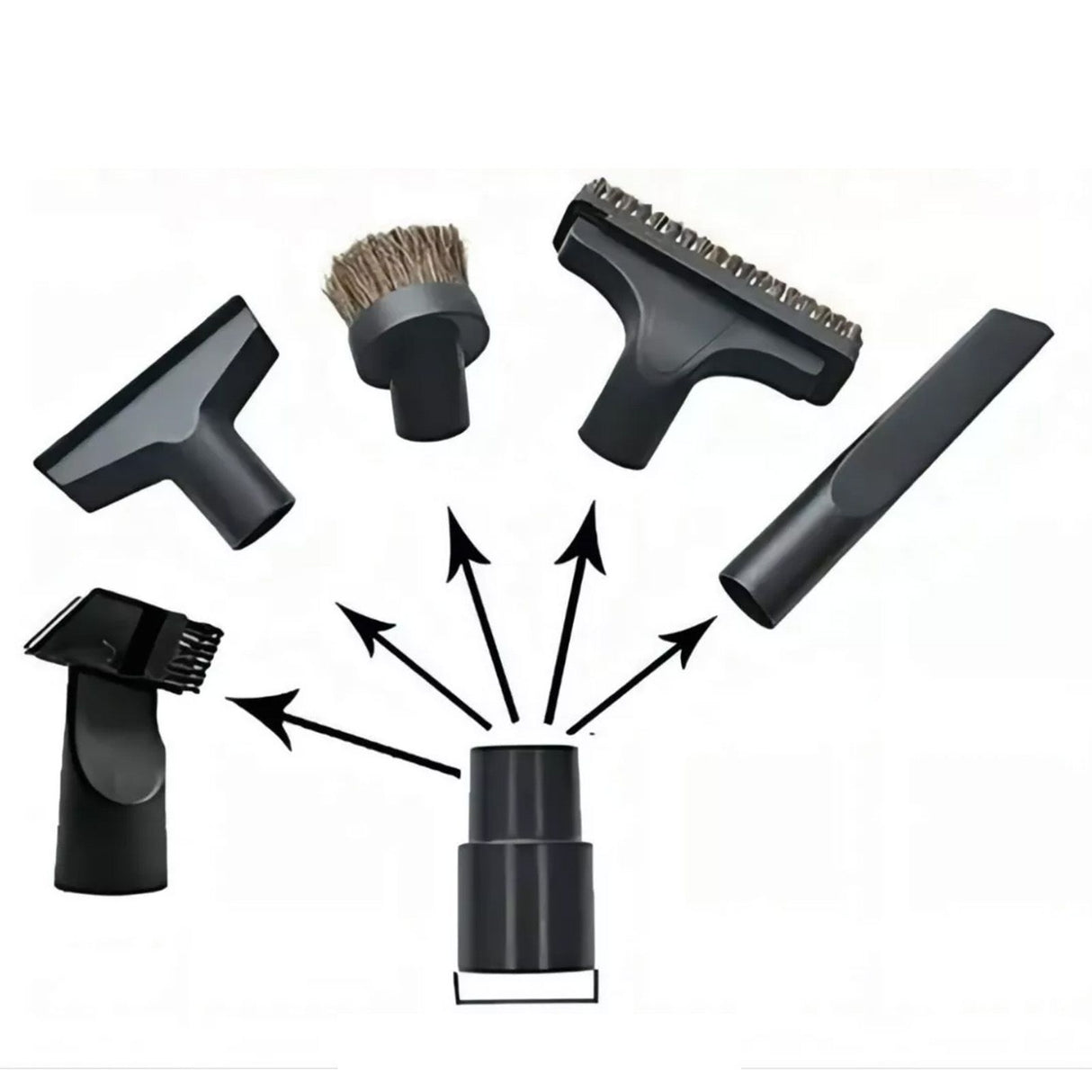 Vacuum Cleaner Accessories Replacement Brush Nozzle Vacuum Cleaning Kit for Floor Sofa Car 6pcs