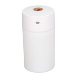 300ml Small Cool Mist Humidifier Portable Desktop Mini Humidifier with Colorful Light for Car House Office Travel White