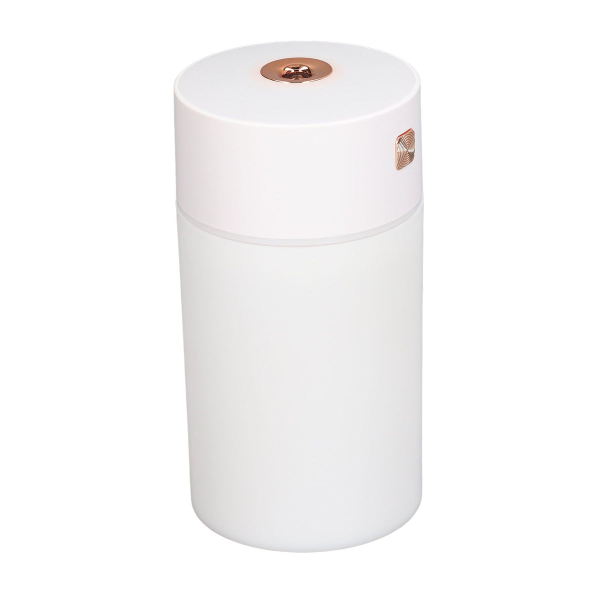 300ml Small Cool Mist Humidifier Portable Desktop Mini Humidifier with Colorful Light for Car House Office Travel White