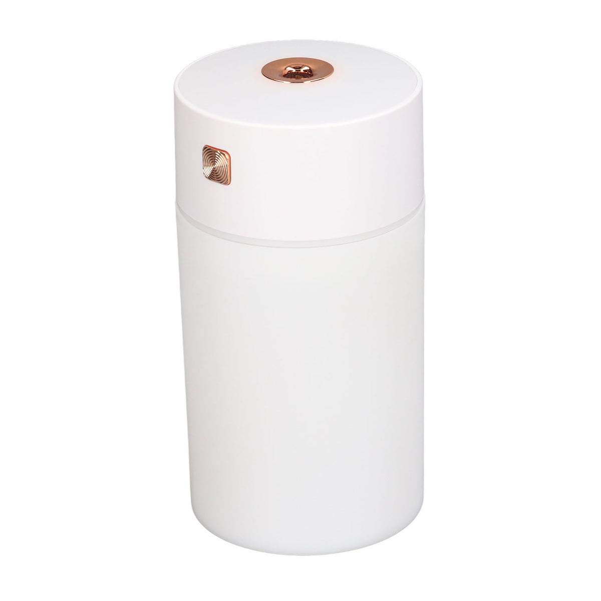 300ml Small Cool Mist Humidifier Portable Desktop Mini Humidifier with Colorful Light for Car House Office Travel White