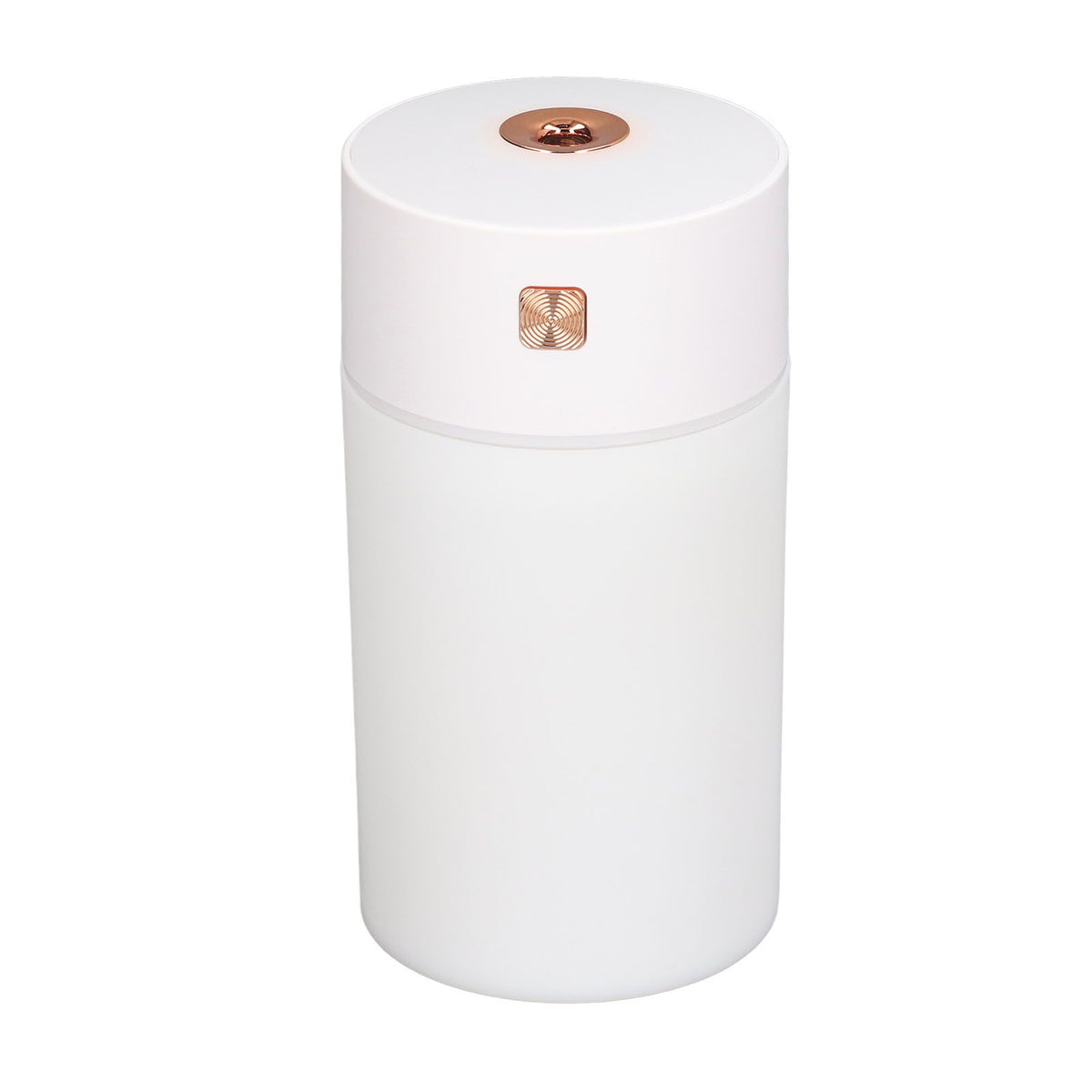 300ml Small Cool Mist Humidifier Portable Desktop Mini Humidifier with Colorful Light for Car House Office Travel White