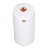 300ml Small Cool Mist Humidifier Portable Desktop Mini Humidifier with Colorful Light for Car House Office Travel White - Low Angle
